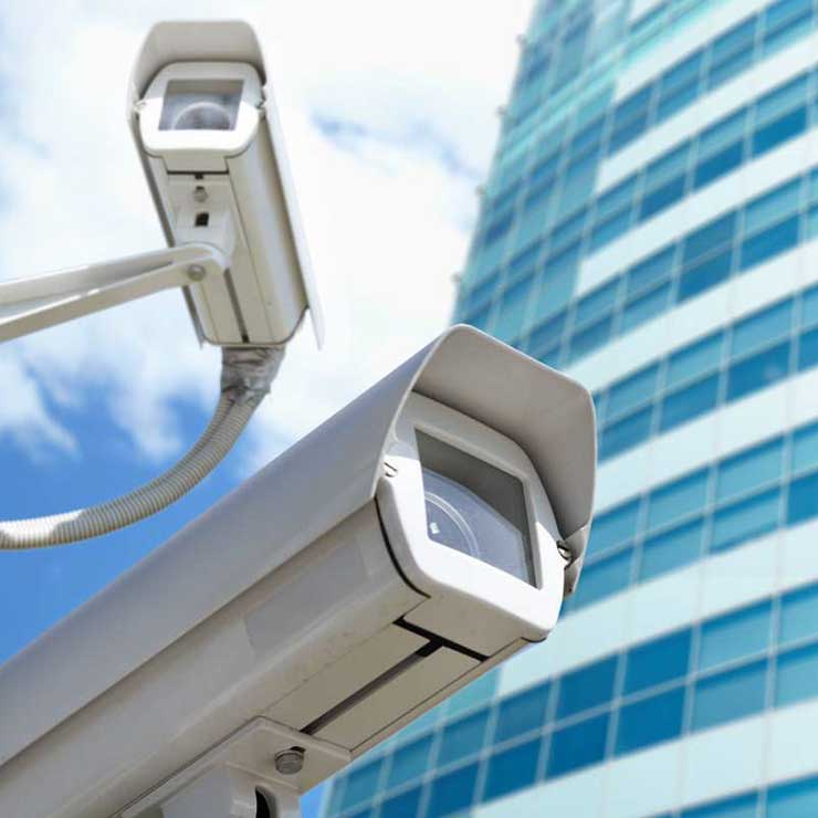 Monitoring services using CCTV camera